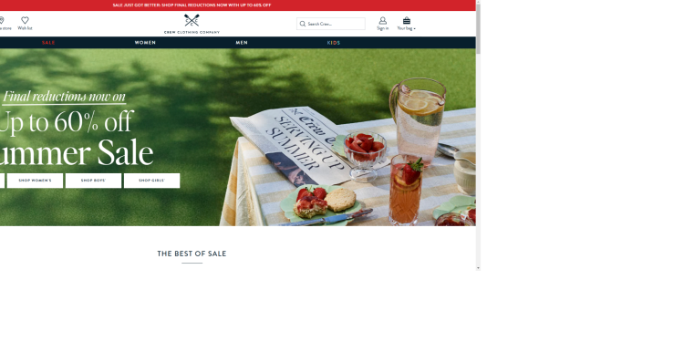 Elevate Your Style with Crew Clothing