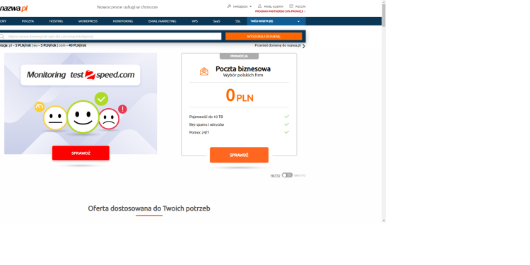 Nazwa.pl: Kompleksowa Obsługa Stron Internetowych i Usług Hostingowych w Polsce