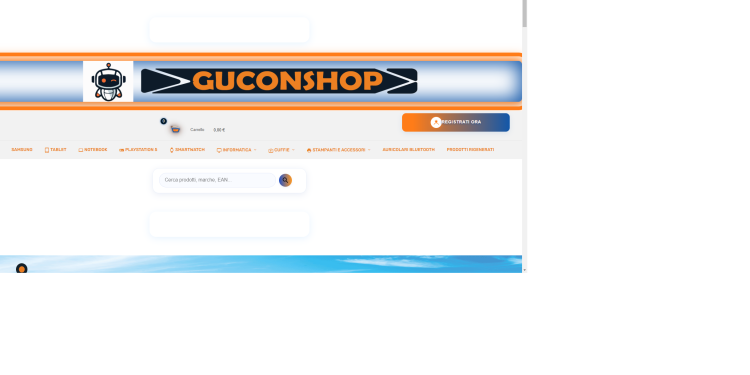 Titolo: Guconshop — Elettronica di qualità, facilità d’acquisto e convenienza sul web