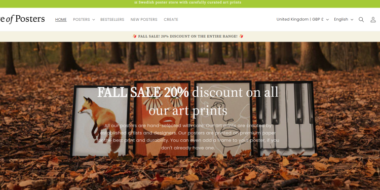 Care of Posters – gör din vägg till en personlig galleridel